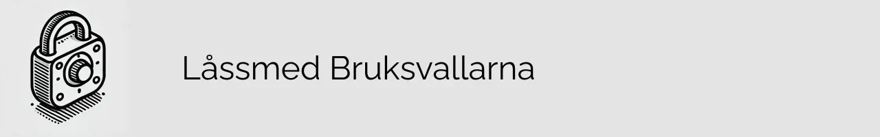 Låssmed Bruksvallarna