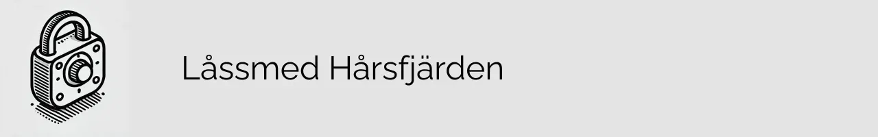 Låssmed Hårsfjärden