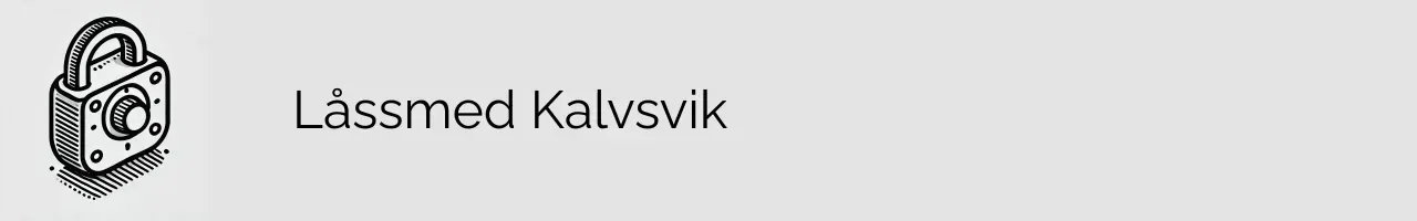 Låssmed Kalvsvik