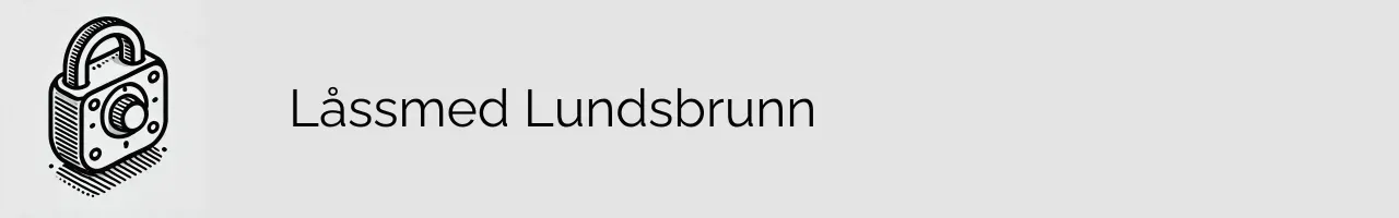 Låssmed Lundsbrunn